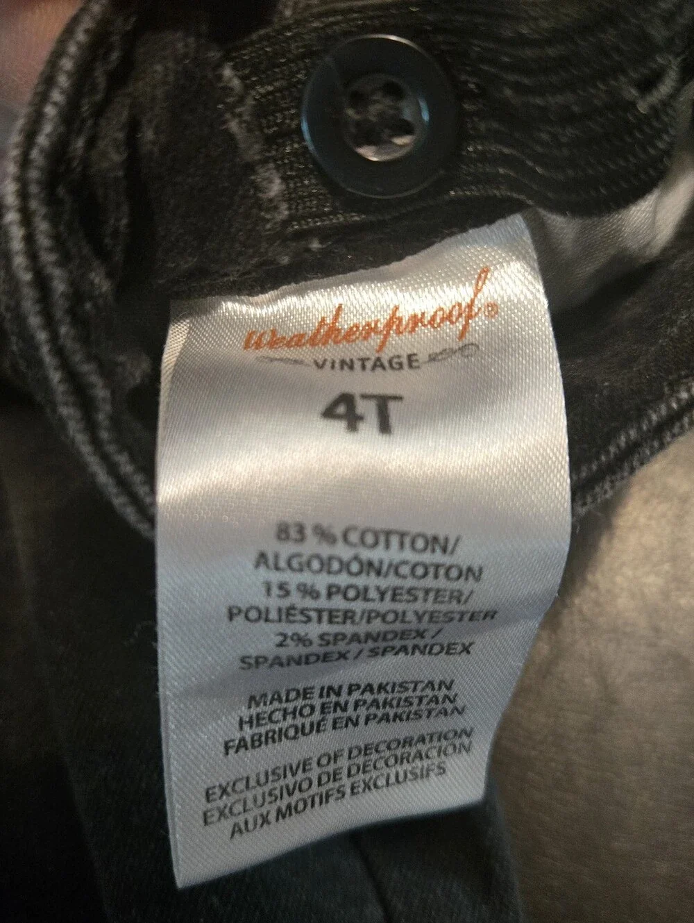Toddler Black Jeans